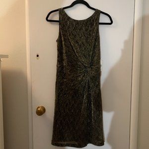Black and Gold shimmery dress